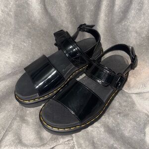 Dr. Martens Black Sandals